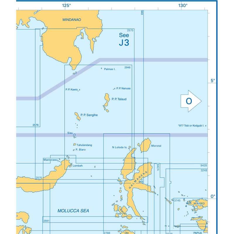 Admiralty Charts - Borneo to Ceram and Jawa to Timor J 83 OutdoorGB