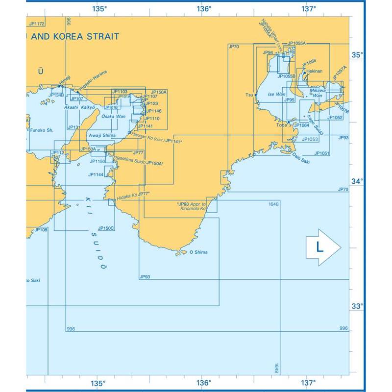 Admiralty Charts - South-West Japan and Sea of Okhotsk L1 99 OutdoorGB