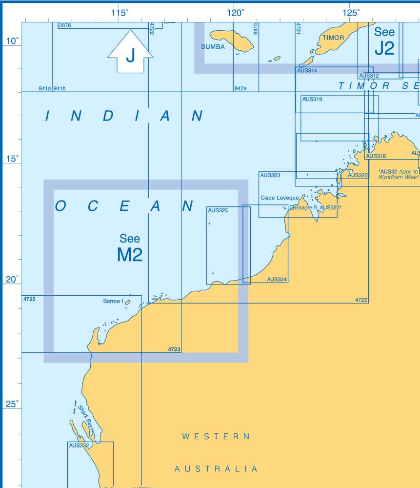 Admiralty Charts Australia M 101