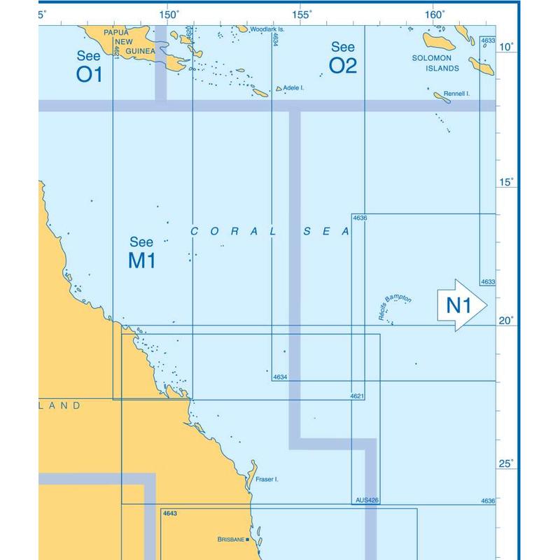 Admiralty Charts Australia M 101-5