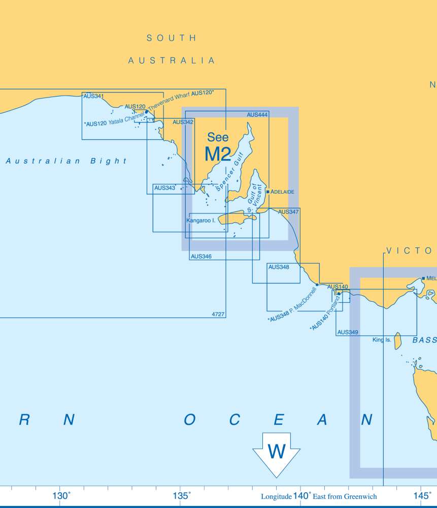 Admiralty Charts - Australia M 101