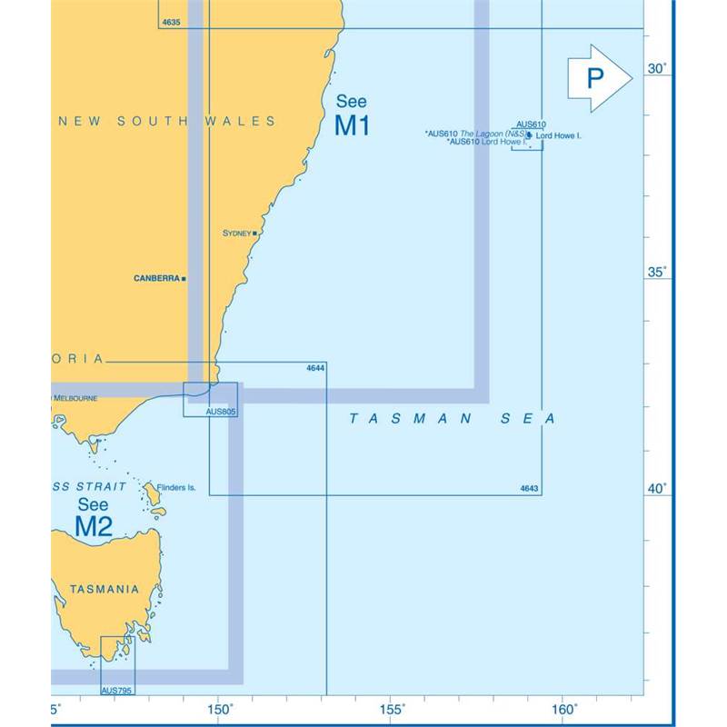 Admiralty Charts - Australia M 101 OutdoorGB