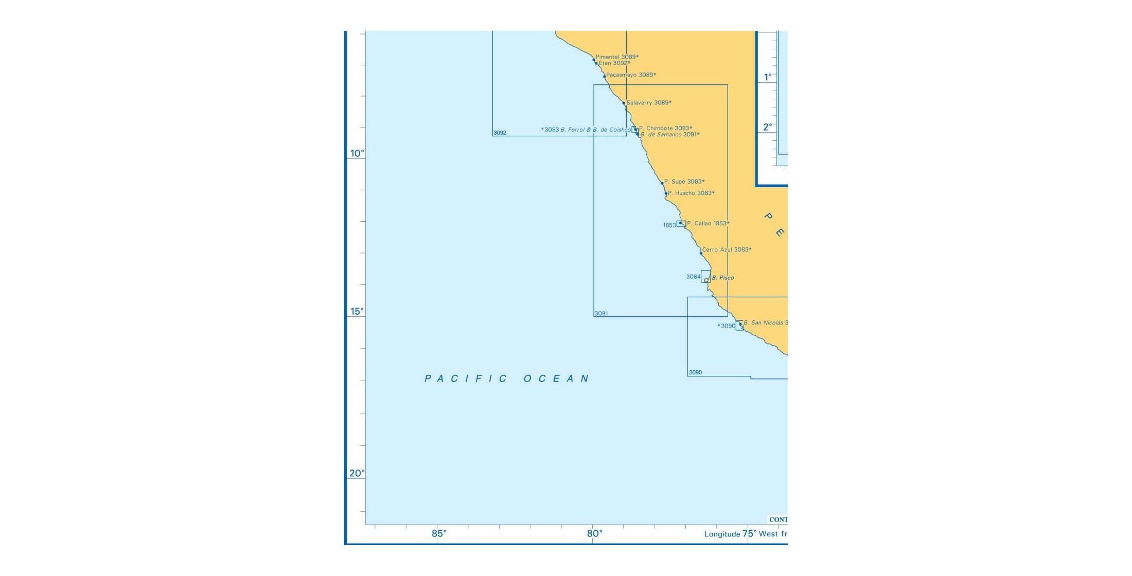 Admiralty Charts - Gulf of Panama to Bahia San Pedro - Chile ...
