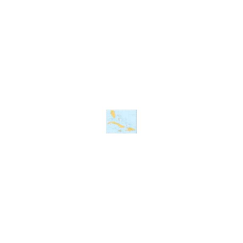 Admiralty Charts West Indies, Bahamas to Dominican Republic, Cuba and Jamaica T2 139-2