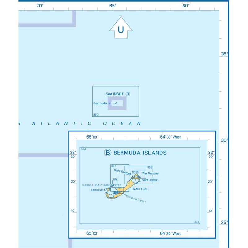 Admiralty Charts West Indies And Central America And Bermuda Islands T 135-5