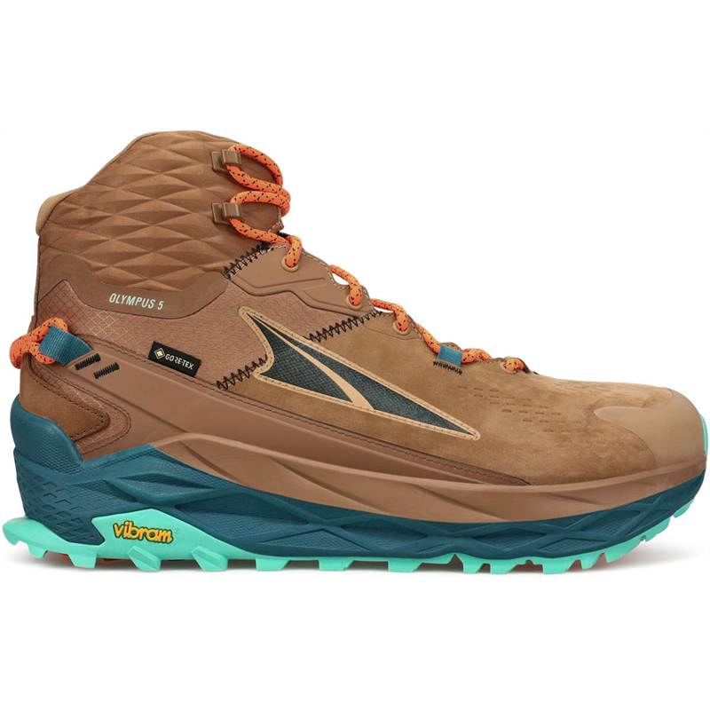 Altra Mens Olympus 5 Mid Gore-Tex Hiking Shoes-5