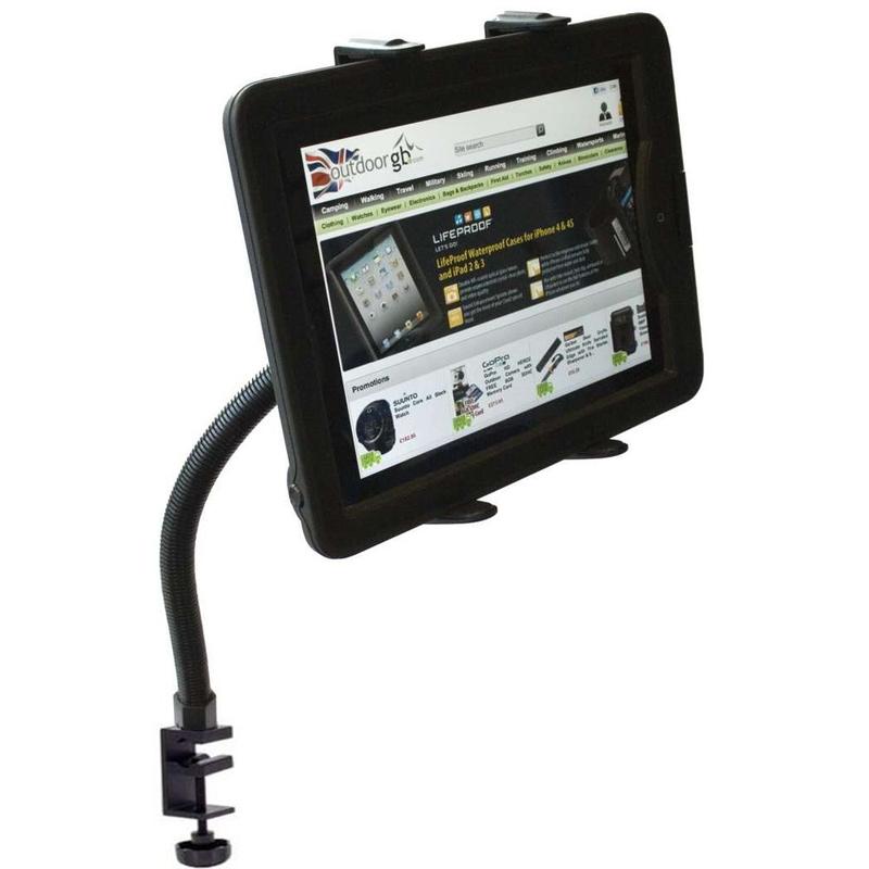 Arkon Universal Gooseneck C-Clamp Mount for iPad & Tablets-2