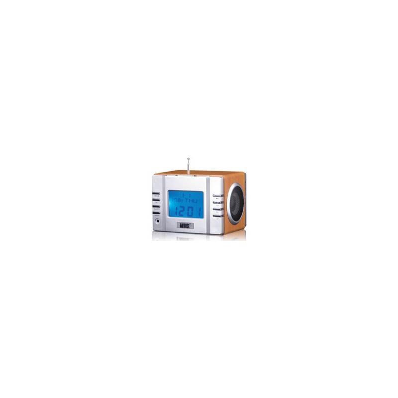 August MP3/FM Clock Radio MB300-2