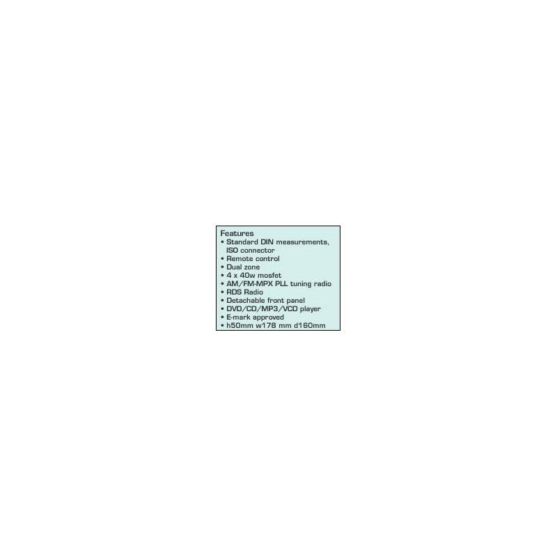 Senergy Din Size DVD Player Adjq Dvdrc-3