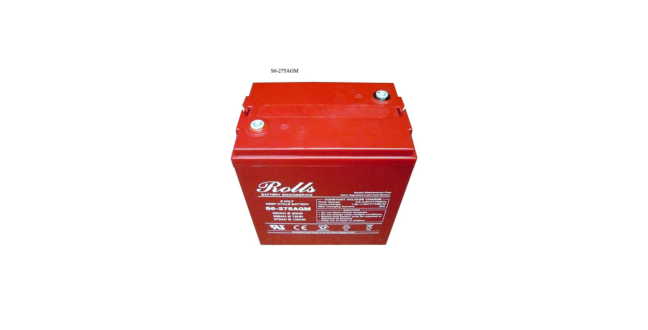 Rolls AGM Deep Cycle Battery Range 6V