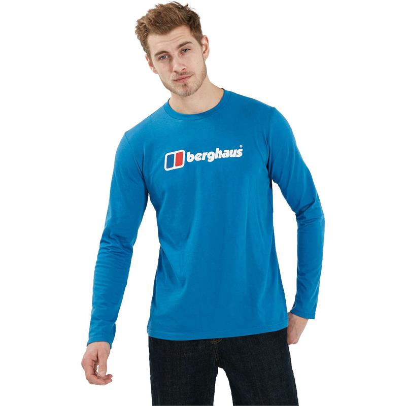 Berghaus Mens Organic Big Logo LS T-Shirt-4