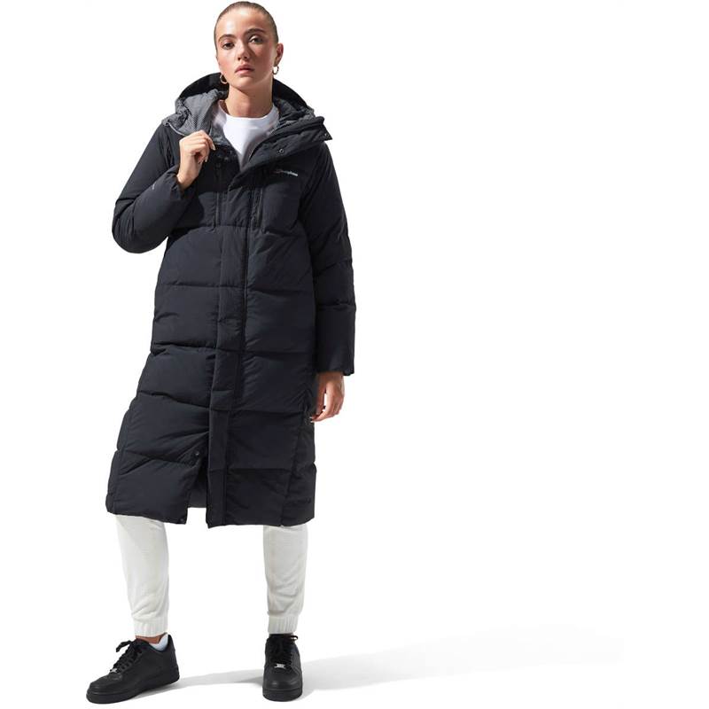 Berghaus Womens Saffren Down Duster Hooded Jacket OutdoorGB
