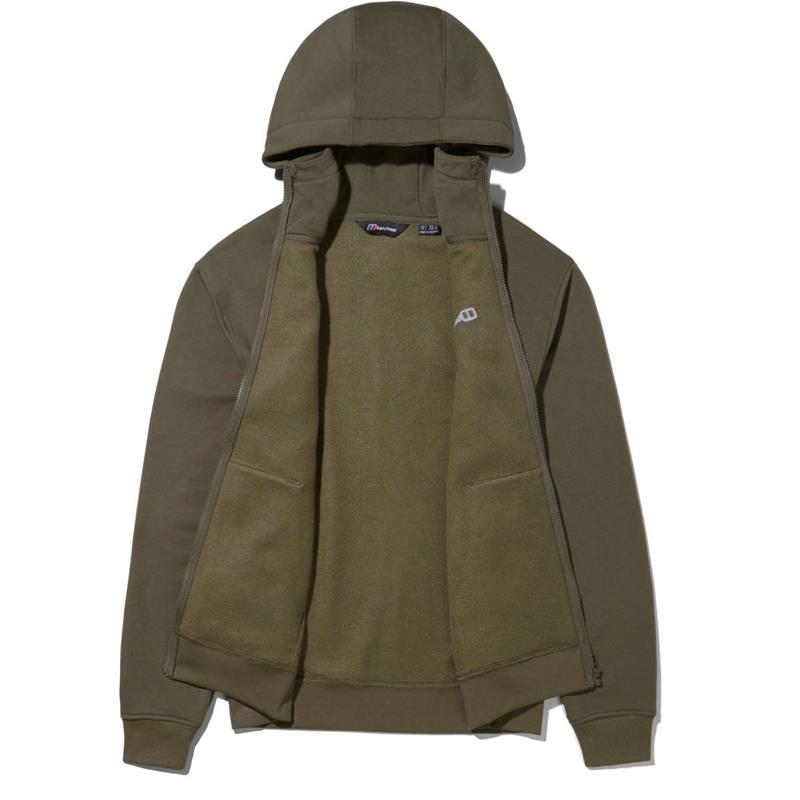 Berghaus Mens Logo Full-Zip Hooded Fleece Jacket-3