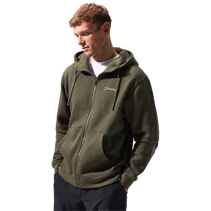 Berghaus Mens Logo Full-Zip Hooded Fleece Jacket-5