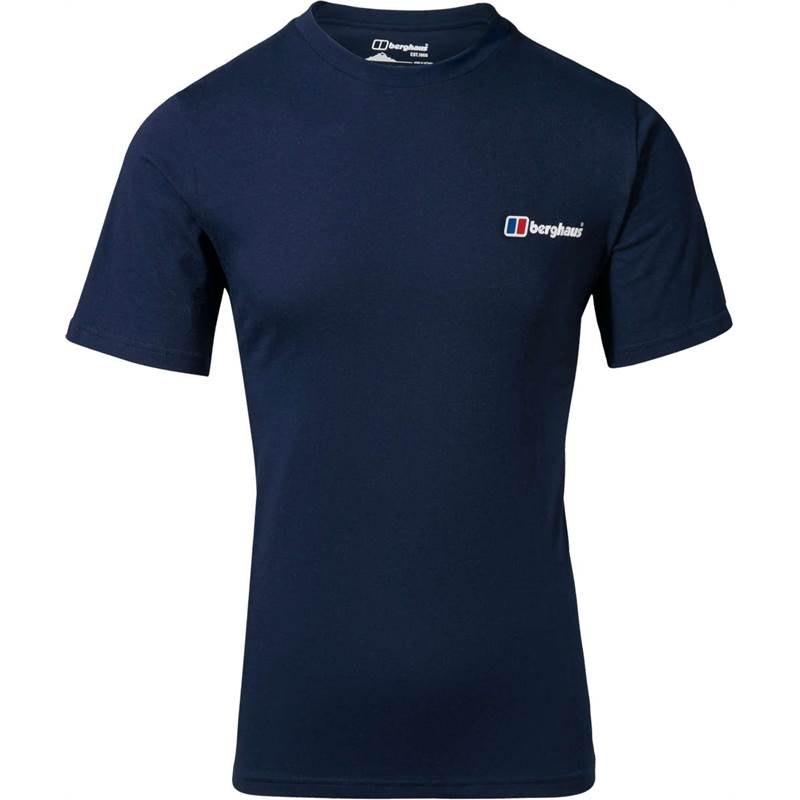 Berghaus Mens Organic Front and Back Logo T-Shirt-1