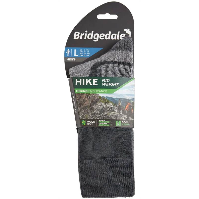 Bridgedale Mens Hike Midweight Merino Performance Boot Original Boot Socks-3