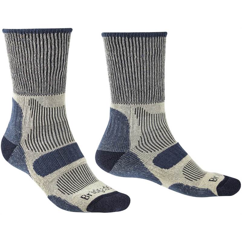 Bridgedale Hike Mens Lightweight Cotton Cool Comfort Boot Socks-1