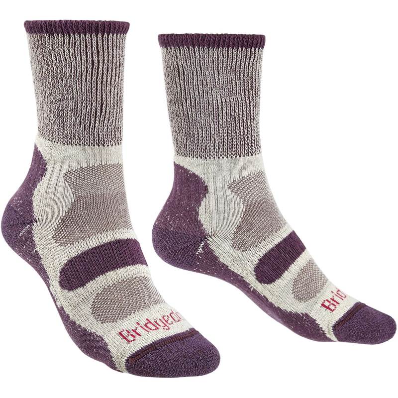 Bridgedale Hike Womens Lightweight Cotton Cool Comfort Boot Socks-1