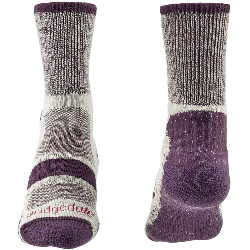 Bridgedale Hike Womens Lightweight Cotton Cool Comfort Boot Socks-3