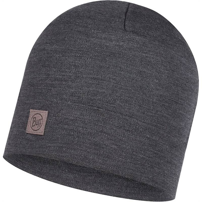 Buff Heavyweight Merino Wool Loose Beanie Hat.-3