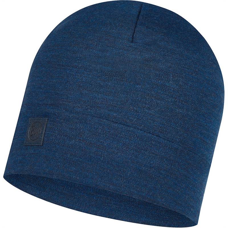 Buff Heavyweight Merino Wool Loose Beanie Hat.-5