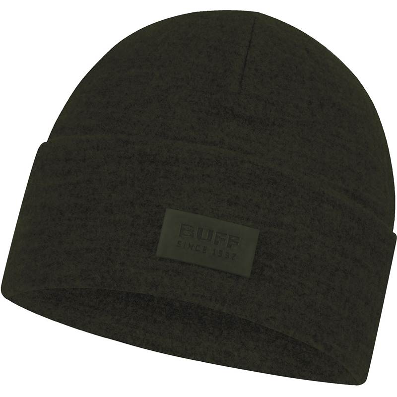 Buff Merino Fleece Beanie Hat.-3