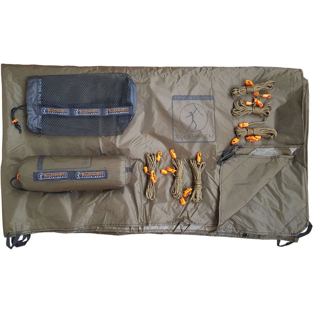 BUSHMEN travel gear ultralight タープ 2x3 Bushmen Ultralight Tarp 2X3 OutdoorGB