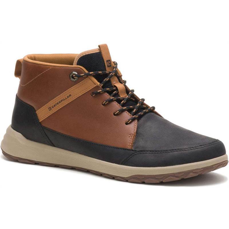 Caterpillar CODE Quest Mid Wide Leather Boots-1