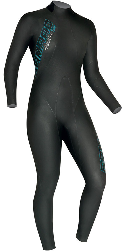 Camaro Womens Black Tec Skin 2.0 Overall Triathlon Wetsuit