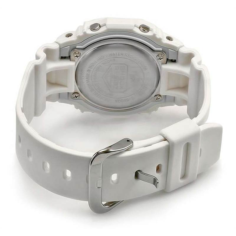 Casio G-Shock White Watch G-5600A-7DR-3