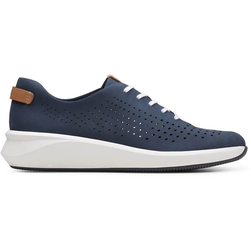 Clarks Womens Un Rio Tie Shoes-1