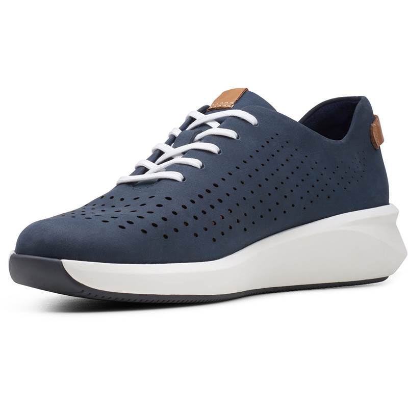 Clarks Womens Un Rio Tie Shoes-5