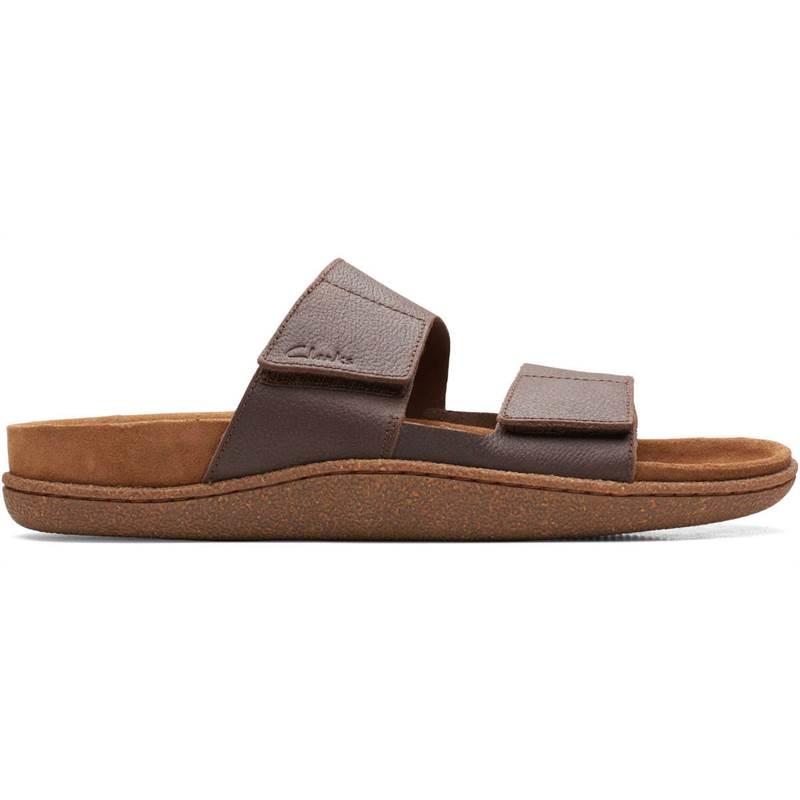 Clarks Mens Pilton Strap Slide Sandals-2