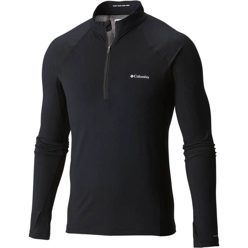 Columbia Mens Midweight Stretch Long Sleeve Half Zip Baselayer-1