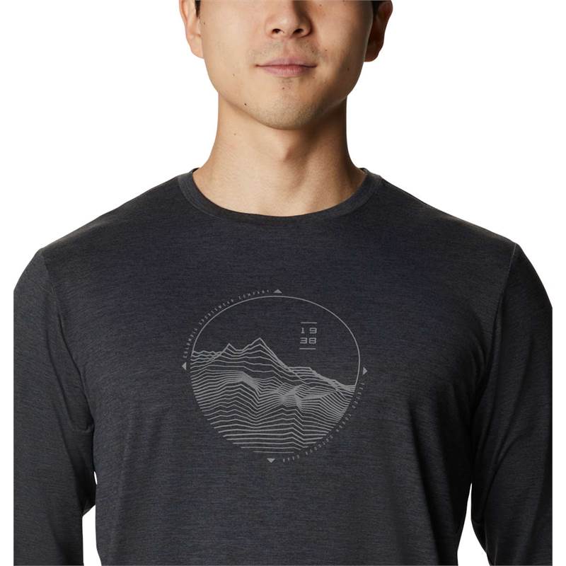Columbia Mens Tech Trail Graphic Long Sleeve T-Shirt-3