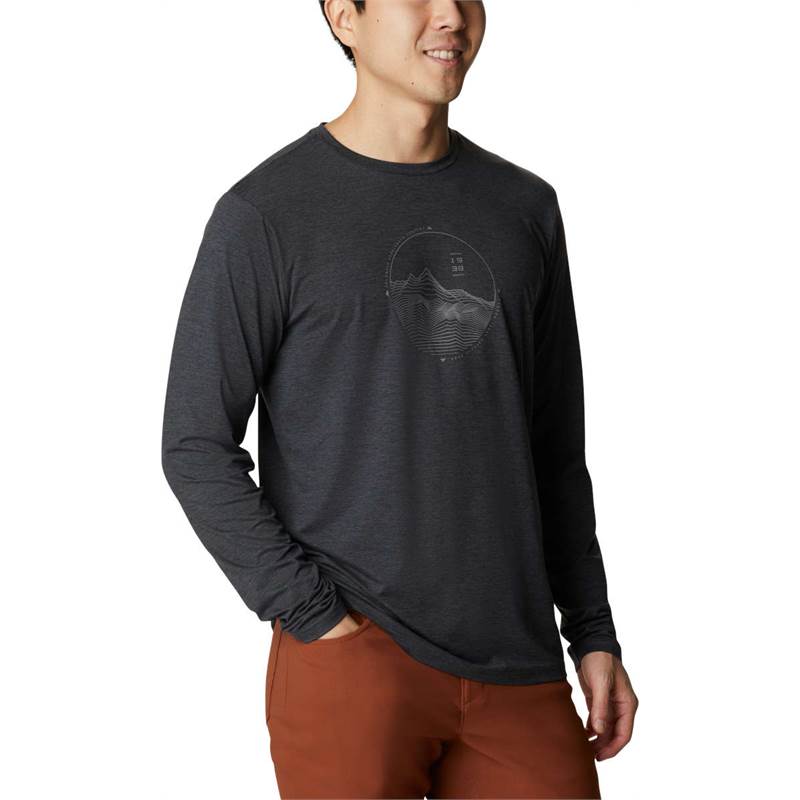 Columbia Mens Tech Trail Graphic Long Sleeve T-Shirt-4