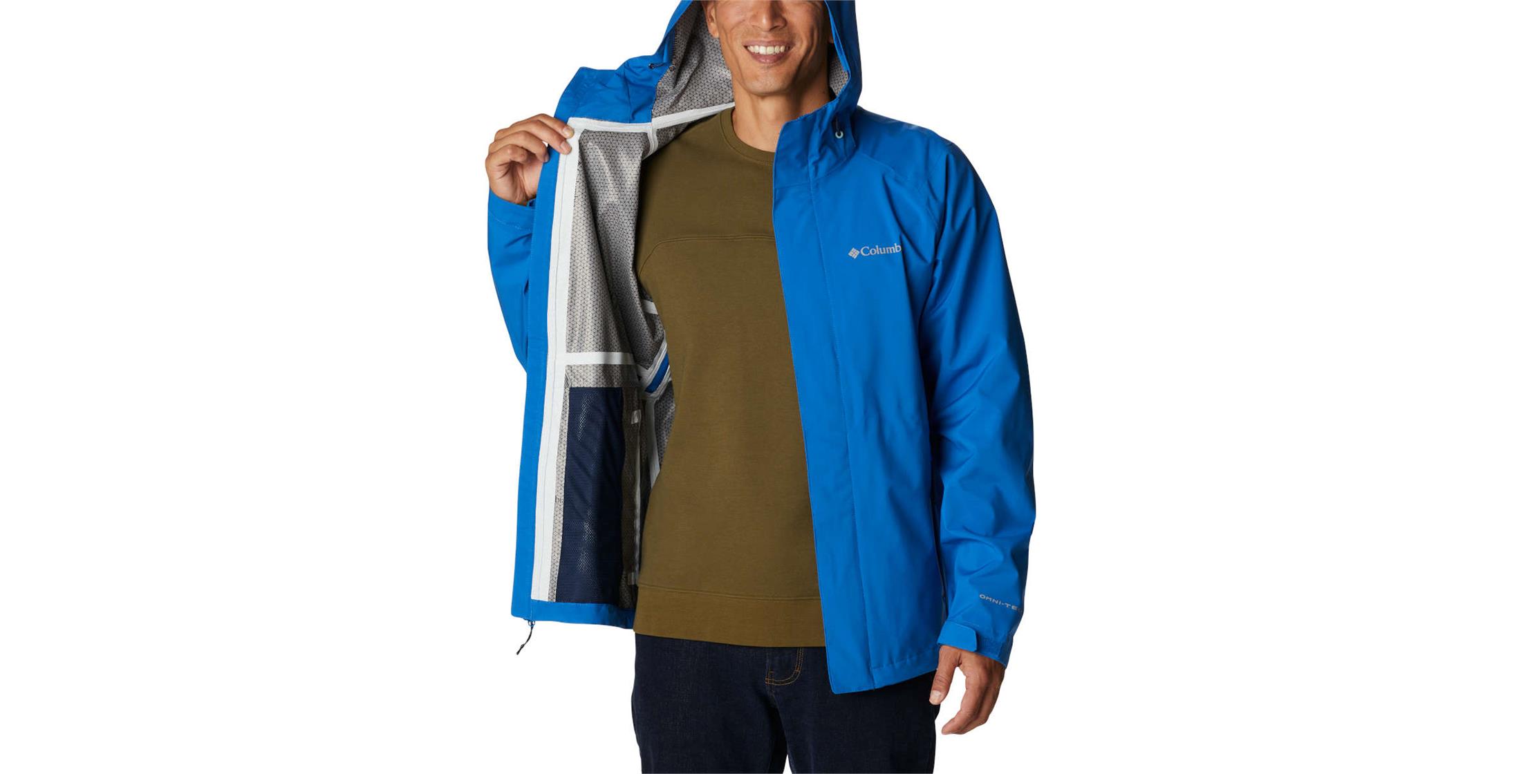 Columbia Mens Earth Explorer Waterproof Shell Jacket