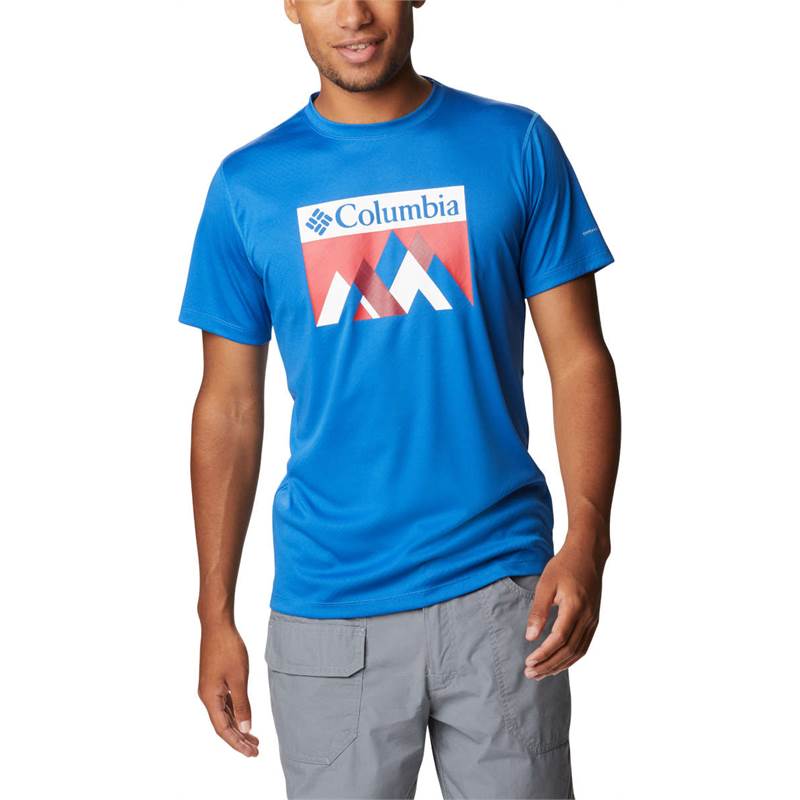 Columbia Mens Zero Rules Short Sleeve Graphic Shirt-1