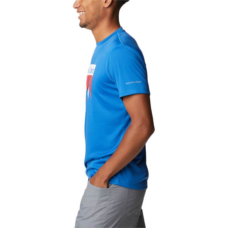 Columbia Mens Zero Rules Short Sleeve Graphic Shirt-2