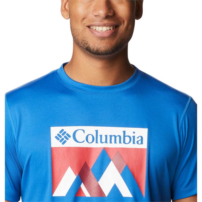 Columbia Mens Zero Rules Short Sleeve Graphic Shirt-4