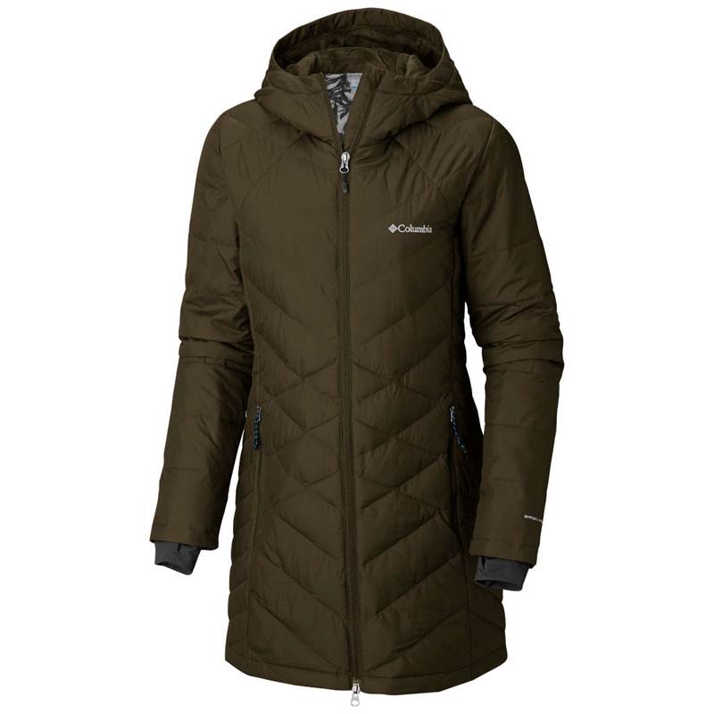 Columbia Womens Heavenly Long Hooded Insulated Jacket OutdoorGB