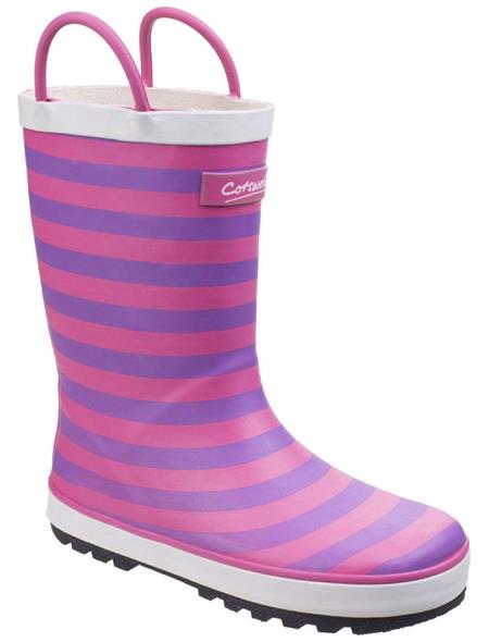 Cotswold Kids Captain Stripy Wellington Boots