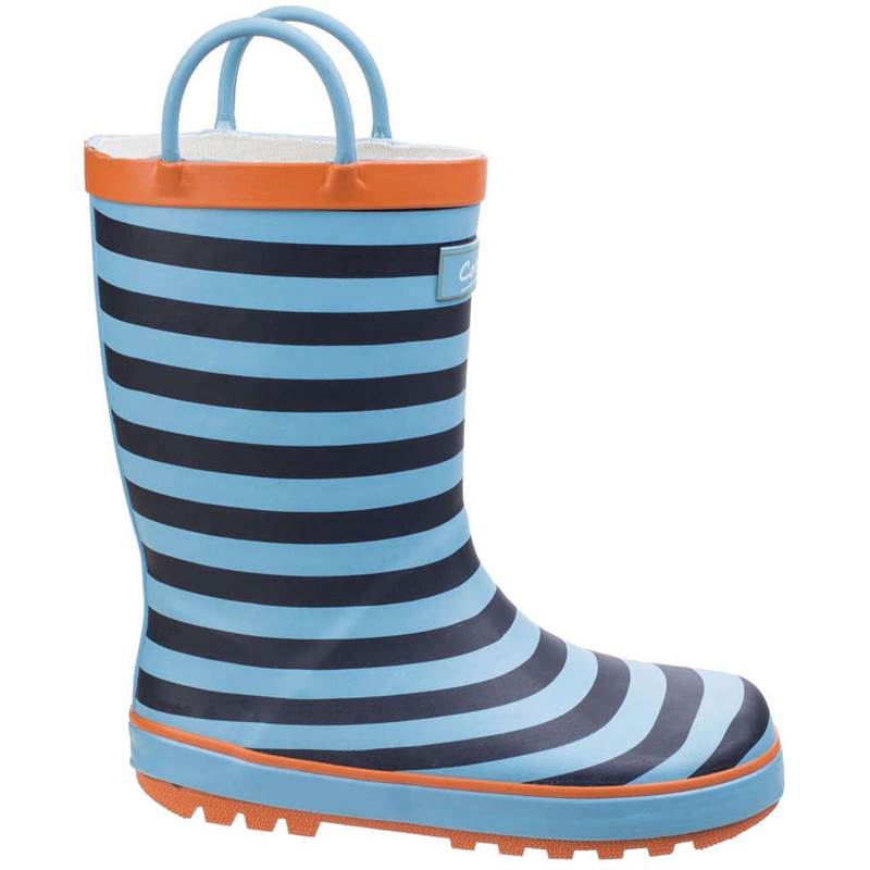 Cotswold Kids Captain Stripy Wellington Boots-3