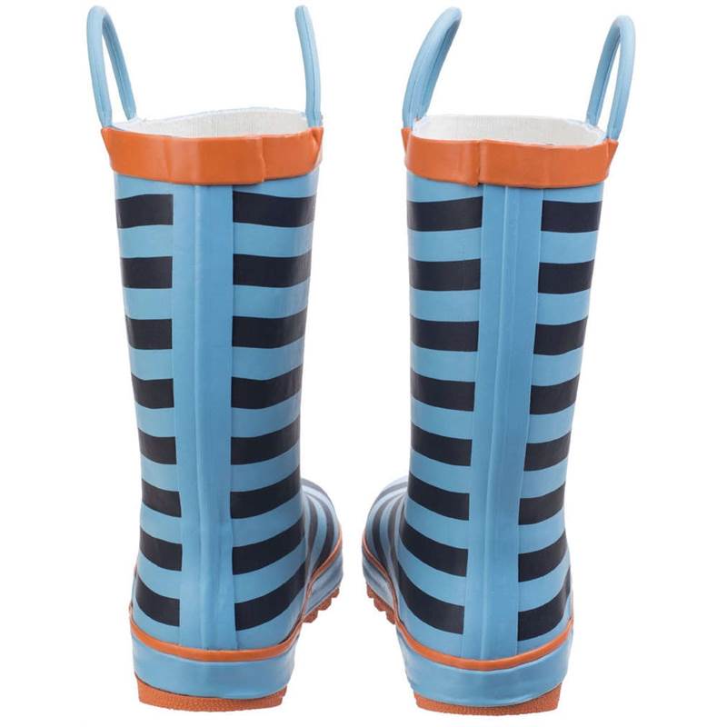 Cotswold Kids Captain Stripy Wellington Boots-4