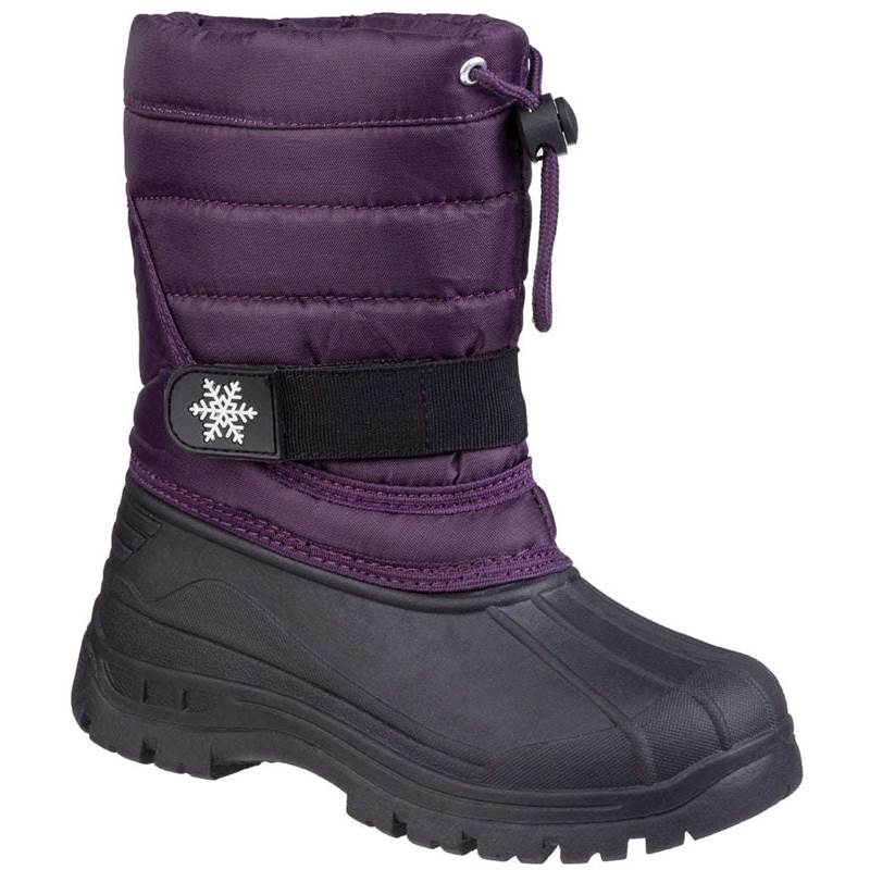 Cotswold Kids Icicle Toggle Lace Snow Boots-5