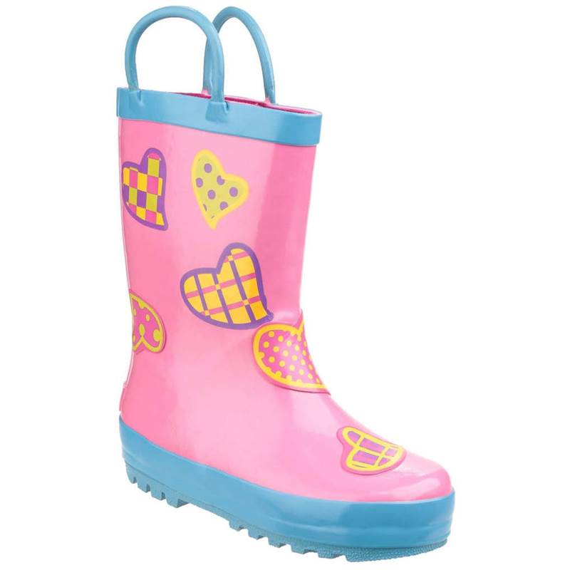 Cotswold Kids Puddle Waterproof Pull On Boots-1