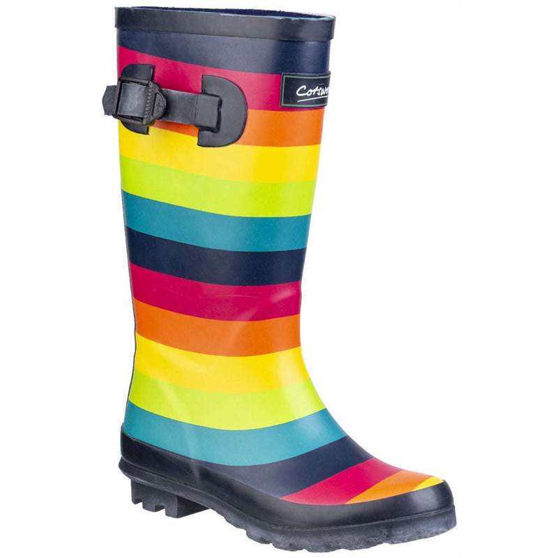 Cotswold Kids Rainbow Wellington Boots-1