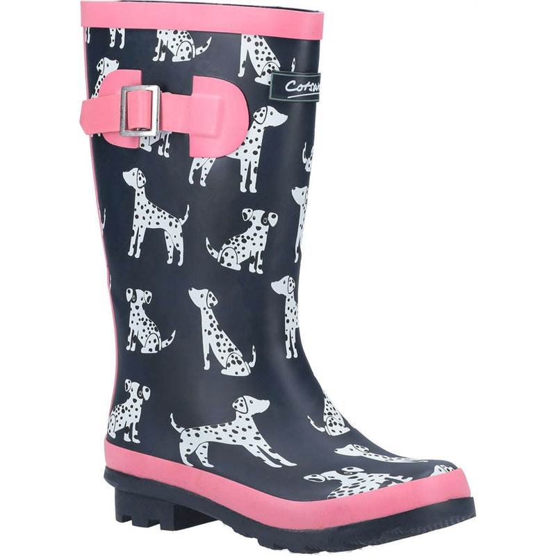 Cotswold Kids Spot Wellington Boots-1