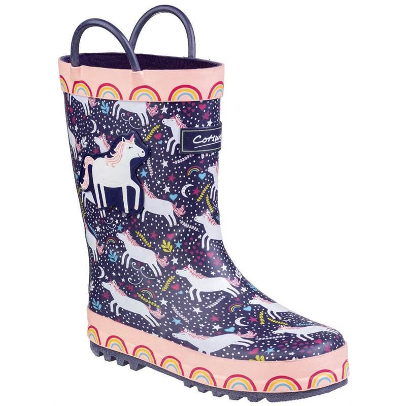Cotswold Kids Sprinkle Junior Wellington Boots-5