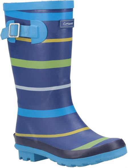 Cotswold Kids Stripe Wellington Boots